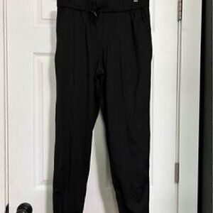 Sanity Womens Black Joggers Tapered Sweatpants Drawstring‎ Pockets Small NWT
